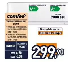 Comfeè - Condizionatore Monosplit CFW9A