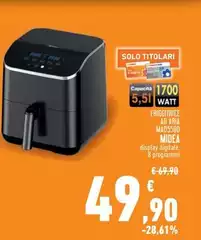 Casa Modena - Friggitrice Ad Aria MAD510