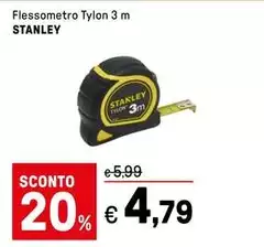 Stanley - Flessometro Tylon 3 M