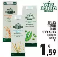 Conad - Bevanda Vegetale Verso Natura