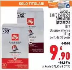 Illy - Capsule Caffè Espresso Compatibili Nespresso