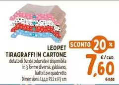 Leopet - Tiragraffi In Cartone