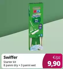 Swiffer - Starter Kit 8 Panni Dry