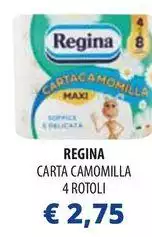 Regina - Carta Camomilla 4 Rotoli Regina - Carta Camomilla 4 Rotoli