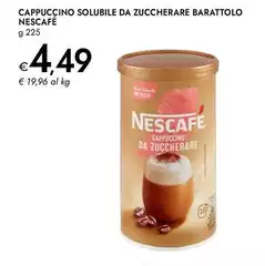 Nescafé - Cappuccino Solubile Da Zuccherare Barattolo