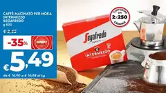Segafredo - Caffè Macinato Per Moka Intermezzo