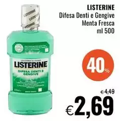 Listerine - Difesa Denti E Gengive Menta Fresca