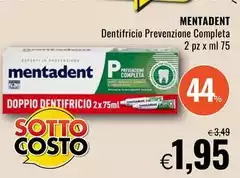 Mentadent - Dentifricio Prevenzione Completa