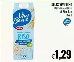 Selex - Vivi Bene Bevanda A Base Di Riso Bio