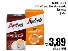 Segafredo - Caffè Crema Ricca