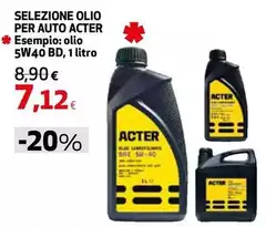 Acter - Selezione Olio Per Auto