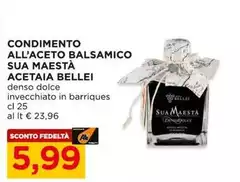 Acetaia Bellei - Condimento All'Aceto Balsamico Sua Maesta