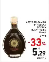Due Vittorie - Aceto Balsamico Di Modena Riserva