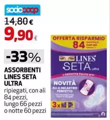 Lines - Assorbenti Seta Ultra