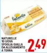 Le Naturelle - 10 Uova Sfoglia Gialla Da Allevamento A Terra