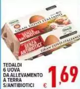 Tedaldi - 6 Uova Da Allevamento A Terra S/Antibiotici