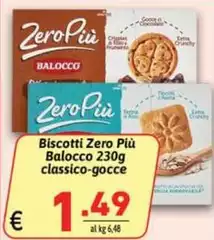 Balocco - Biscotti Zero Più