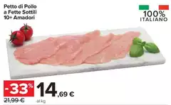 Amadori - Petto Di Pollo A Fette Sottili 10+