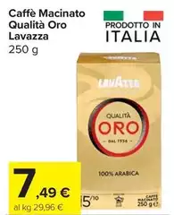 Lavazza - Caffè Macinato Qualità Oro