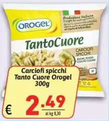 Orogel - Carciofi Spicchi Tanto Cuore