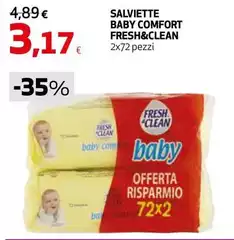 Fresh & Clean - Salviette Baby Comfort