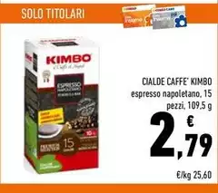 Kimbo - Cialde Caffe
