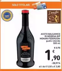 Monari Federzoni - Aceto Balsamico Di Modena IGP