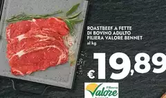 Bennet - Roastbeef A Fette Di Bovino Adulto Filiera Valore