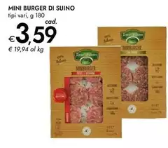 Mini Burger Di Suino