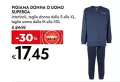 Superga - Pigiama Donna O Uomo