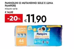 Pampers - Pannolini O Mutandino Sole E Luna