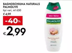 Palmolive - Bagnoschiuma Naturals