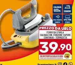 Termozeta - Ferro Da Stiro A Caldaia Con Funzione Vapore Continuo
