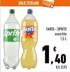 Sprite/ Fanta