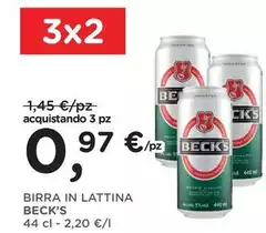 Becks - Birra In Lattina