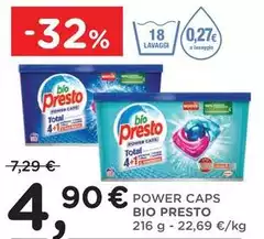Bio Presto - Power Caps