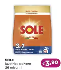 Sole - Lavatrice Polvere