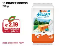 Kinder - 10 Brioss
