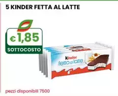 Kinder - 5 Fetta Al Latte