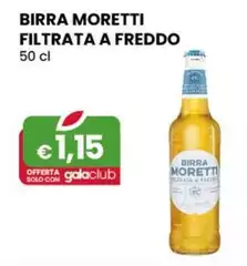 Moretti - Birra Filtrata A Freddo
