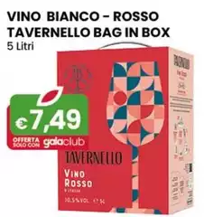 Tavernello - Vino Bianco-Rosso Bag In Box