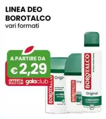 Borotalco - Linea Deo