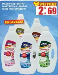 Detersivo Lavatrice 60 Lavaggi Varie Profumazioni