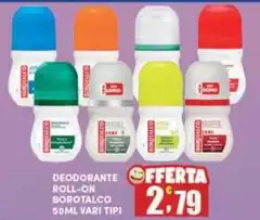 Borotalco - Deodorante Roll-On