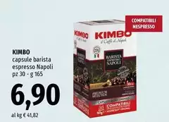 Kimbo - Capsule Barista Espresso Napoli