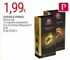 Primia - Capsule