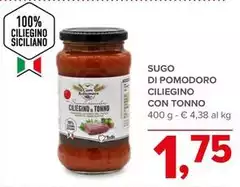 Sugo Di Pomodoro Ciliegino Con Tonno