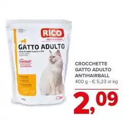 Rico - Crocchette Gatto Adulto Antihairball