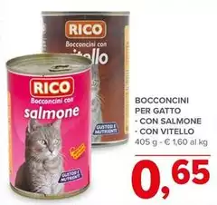 Rico - Bocconcini Per Gatto Con Salmone