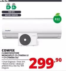 Comfeè - Climatizzatore Monosplit CF-CFW09A IU + CF-CFW09A OU